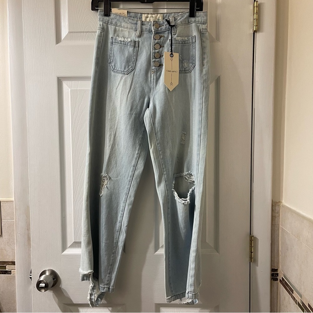 ❤️2/$15 or 3/$21❤️ NWT  ban Jara Wide LegvCrop High Rise Jeans, Size 1/24